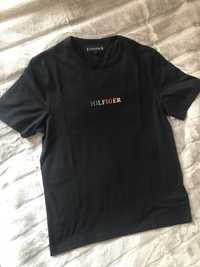 Tommy Hilfiger bluzka t-shirt M haft logo bawełna koszulka