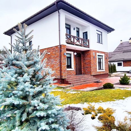 Продам 245м2 дом с новым ремонтом гараж рядом лес озеро с. Крюковщина