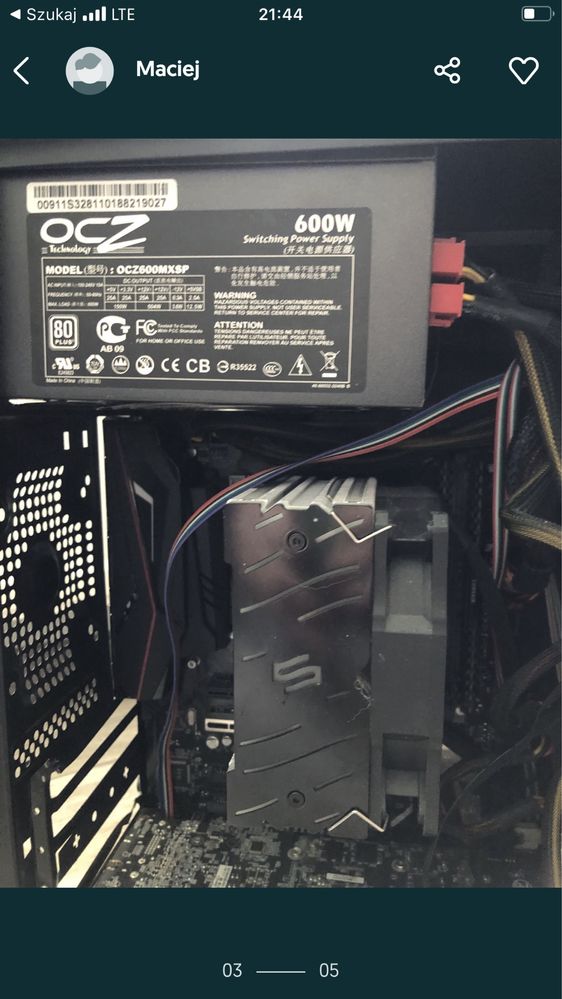 Komputer i5 9600K ,16 gb ram DDR4 1tb SSD