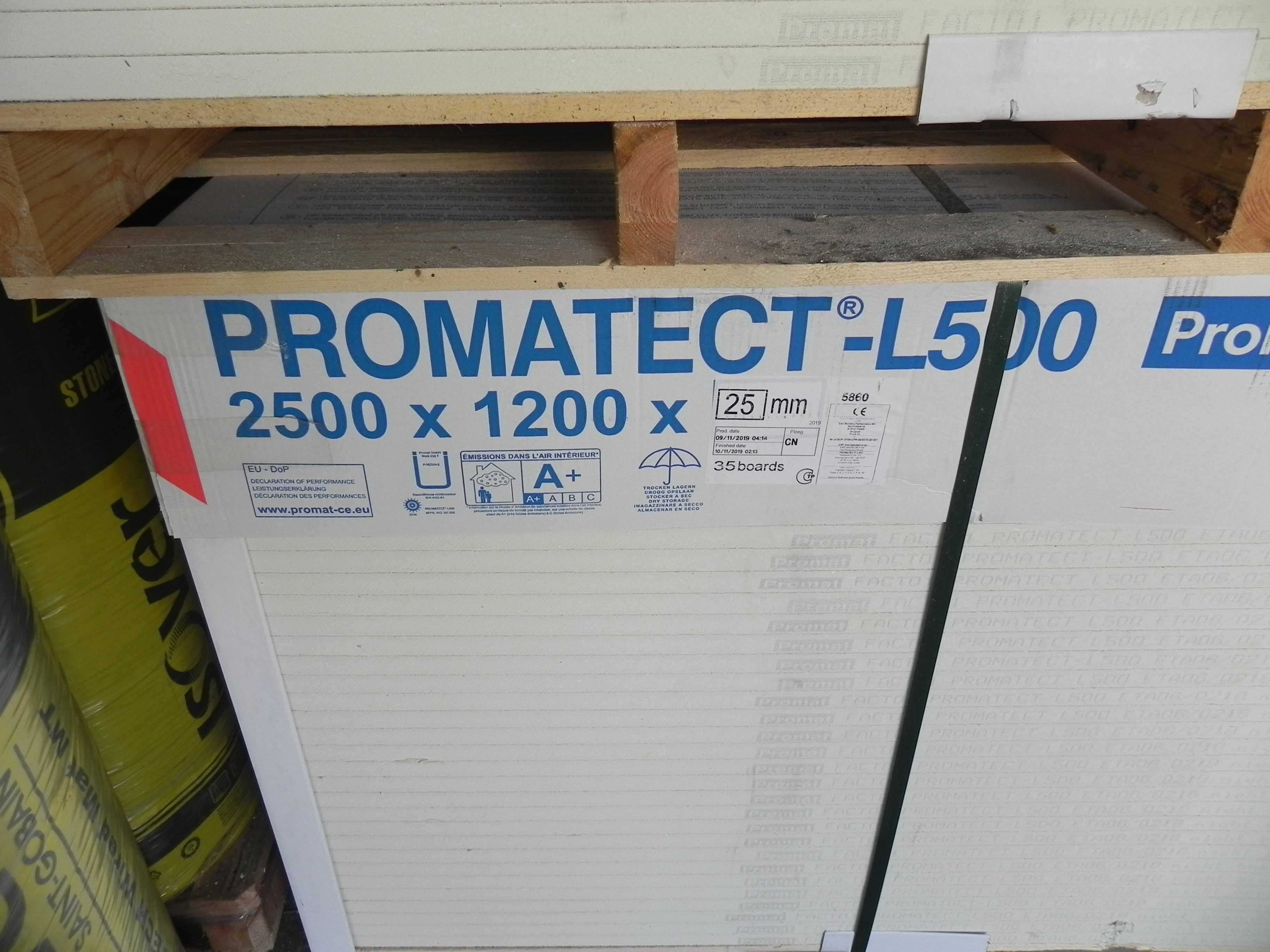 Ogniochronne płyty silikatowo-cementowe PROMATECT L 500 gr 25 mm