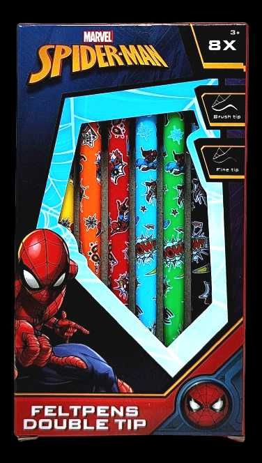 Zestaw dwustronnych mazaków Spider-Man Marvel. 8 sztuk.