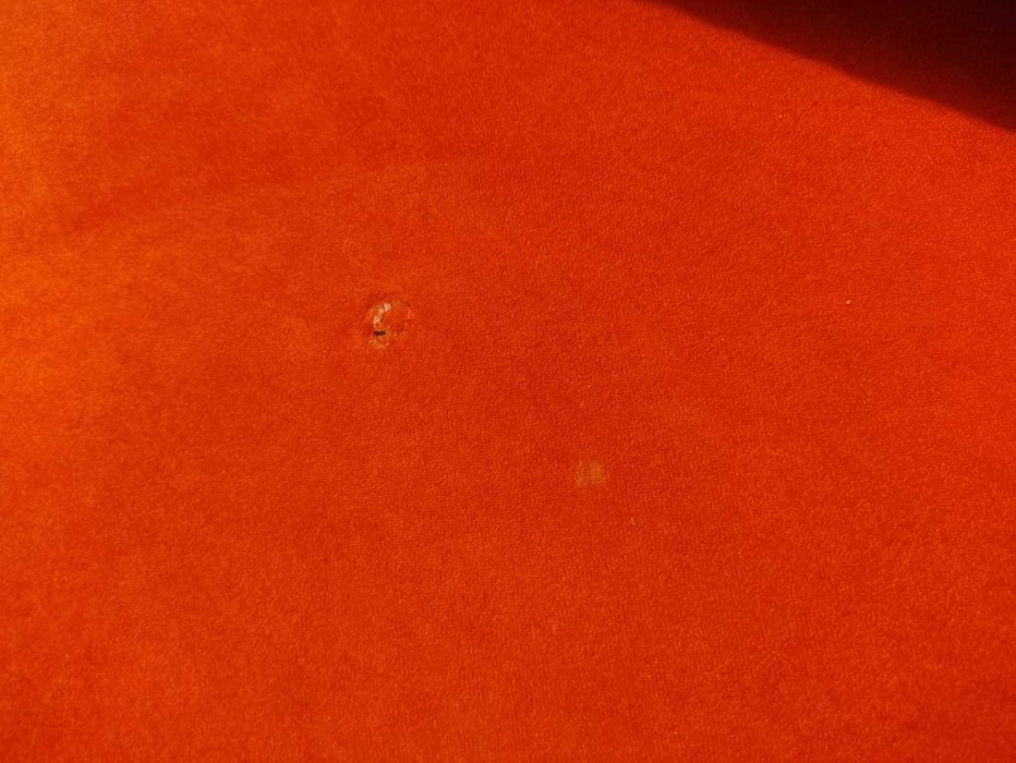 Narożnik - kanapa rozkładany pomarańczow - do NEGOCJACJI