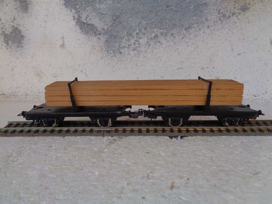 1:87 LIMA Vagão transporte de madeira comboio