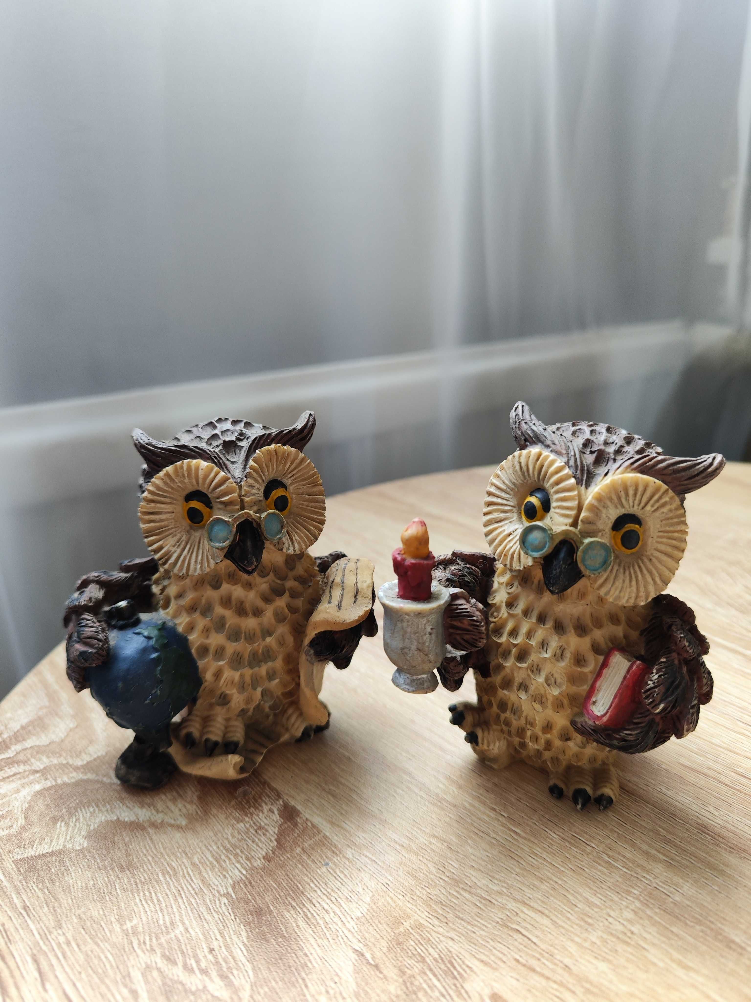 Figurki sowy zestaw