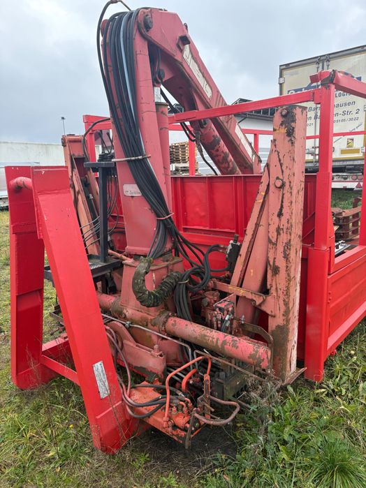 Hakowiec Platforma skrzynia ładunkowa  z hds + łyżka