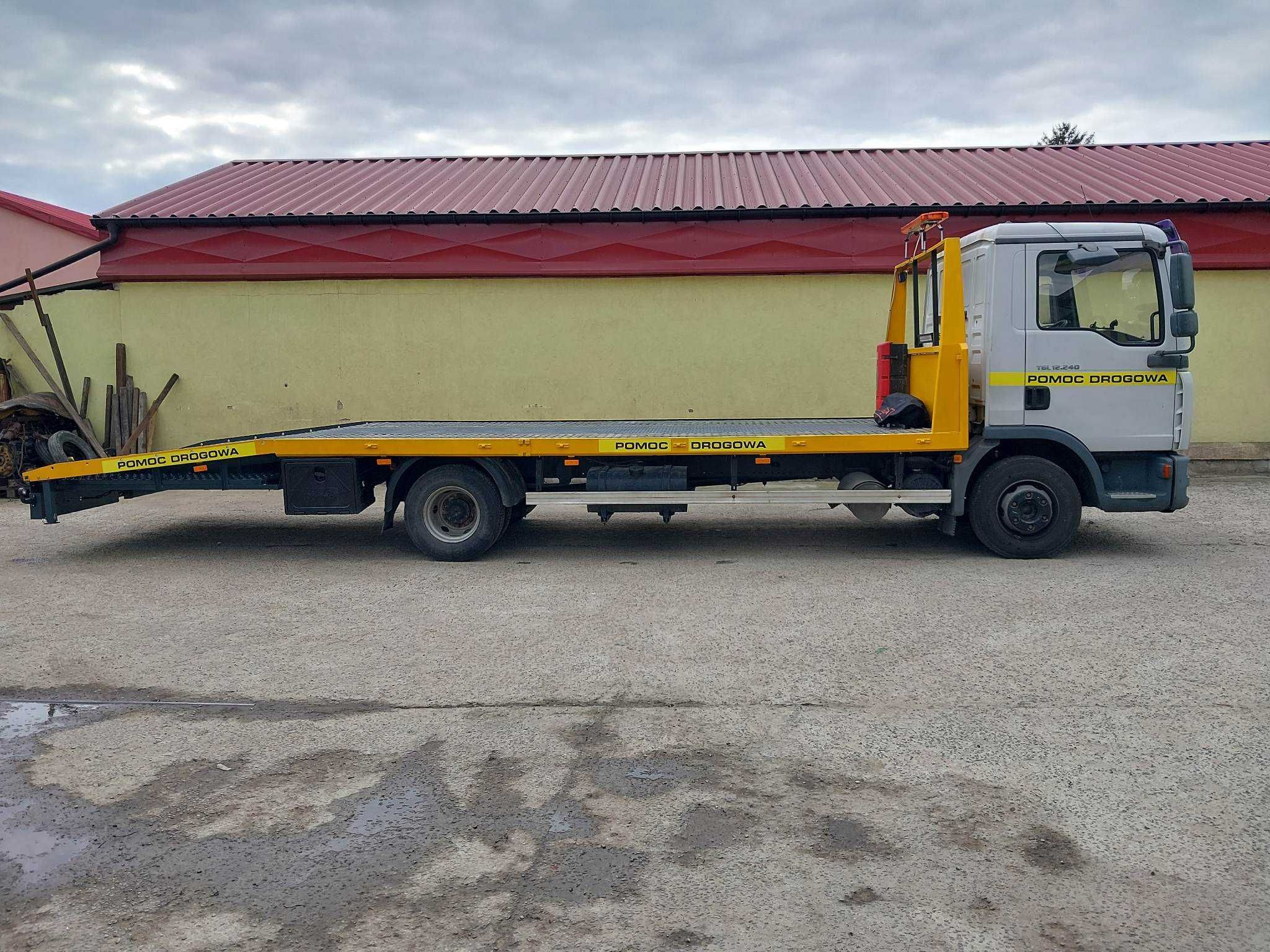 Najazd, autolaweta - zabudowa MAN, SCANIA MERCEDES, IVECO