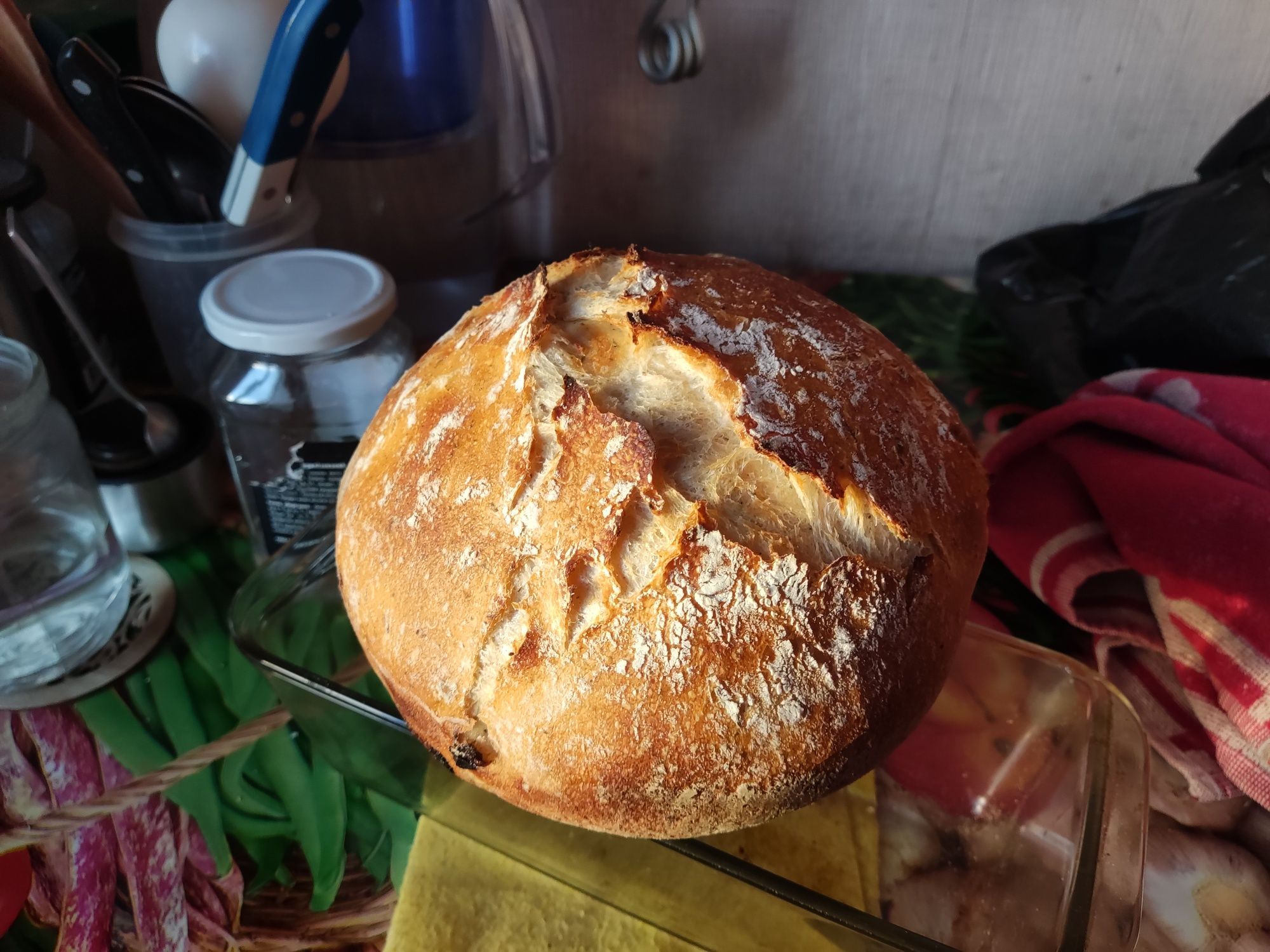 Крафтовый домашний хлеб по европейским рецептам (1 кг)
