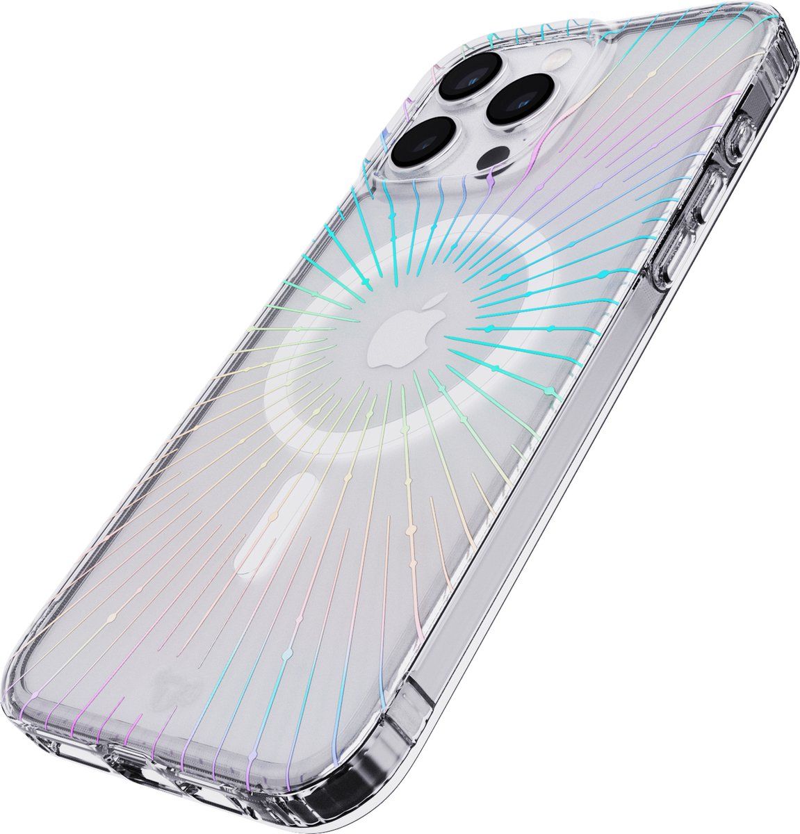 Etui Iphone 15 Pro Max Magsafe Przeźroczyste Z Brokokatem Case Plecki