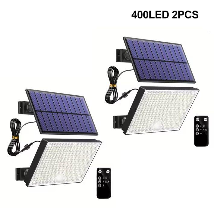 Projectores luz led solar exterior c sensor de movimiento