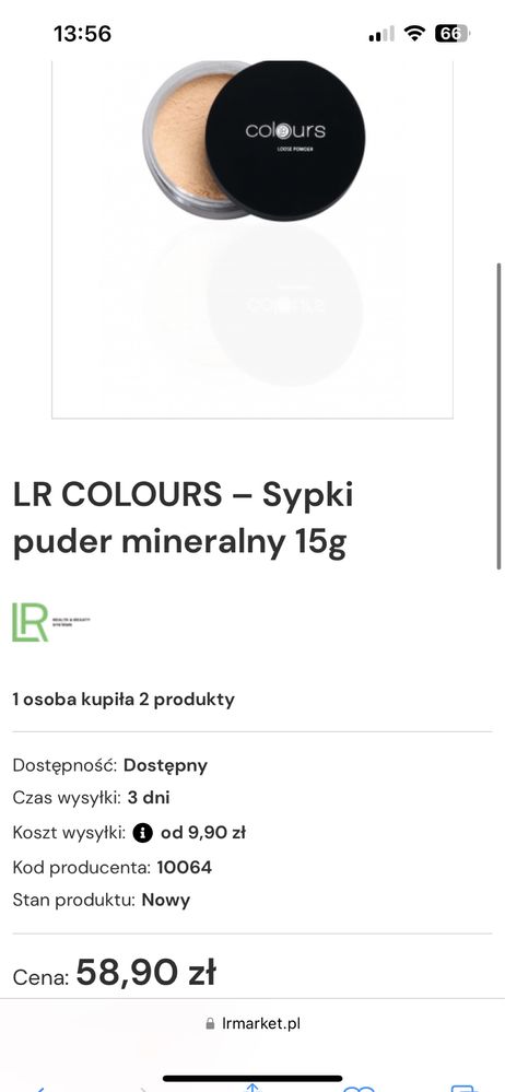 Puder sypki LR helath &beauty