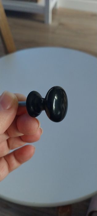 ENERYDA Gałka Uchwyt do mebli Ikea , czarny, 27 mm