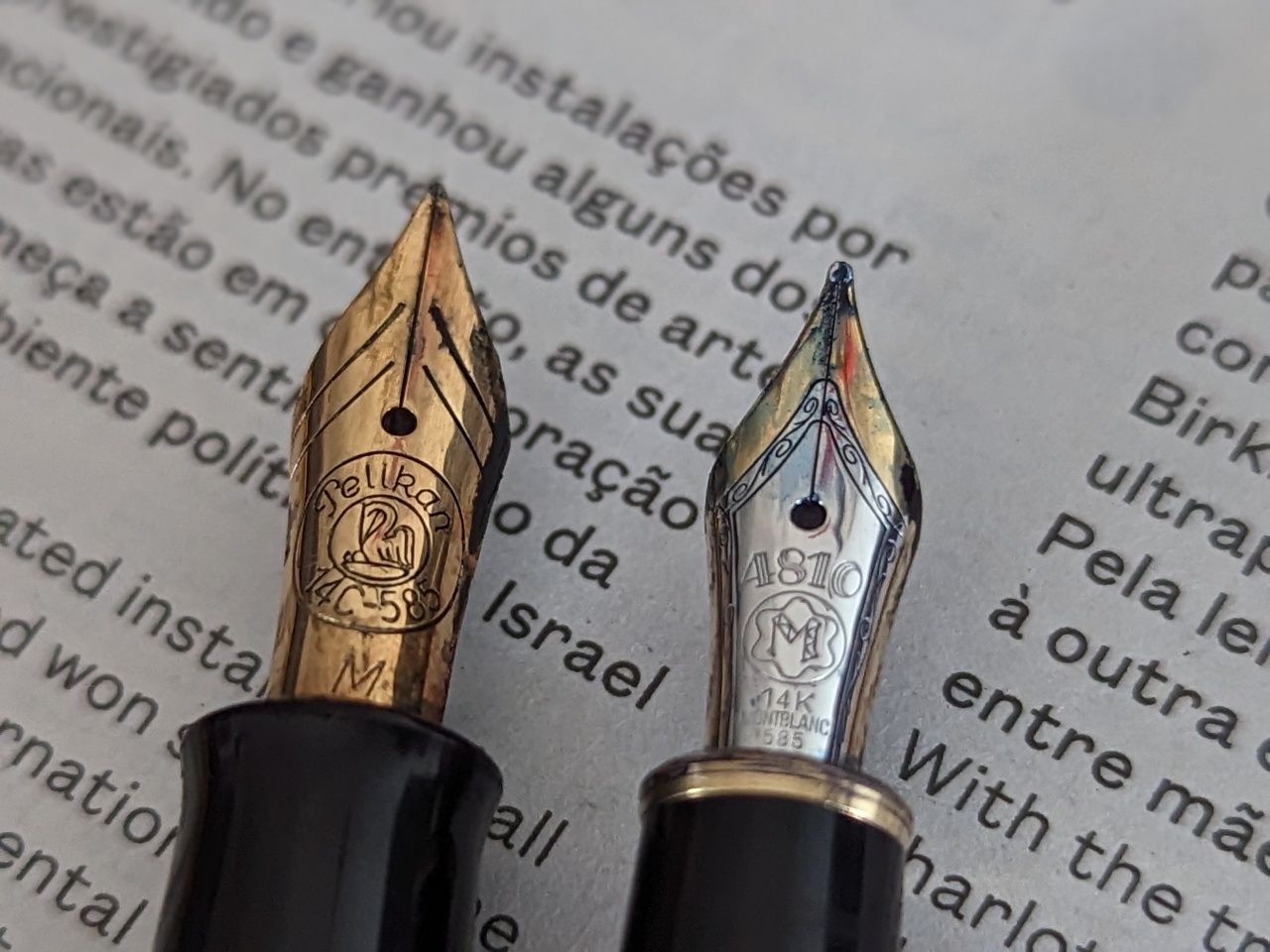 Caneta Montblanc 4810, S.T. Dupont e Pelikan