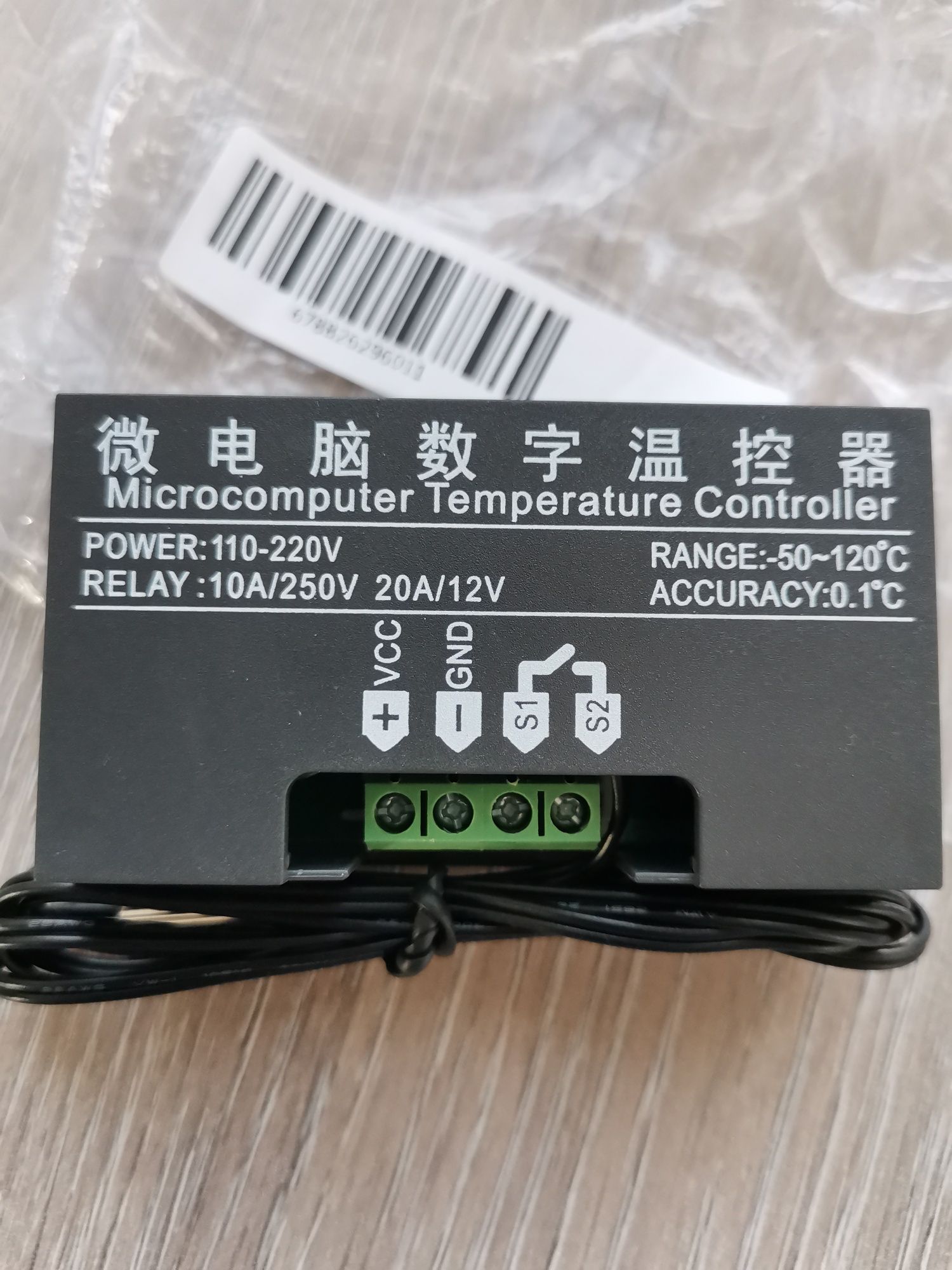Регулятор температуры, цифровой термостат w3230, датчик температуры,