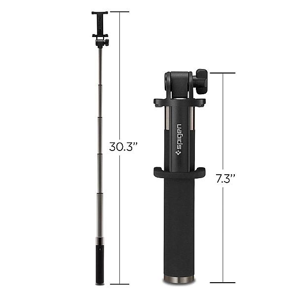 Spigen S530W Wireless Selfie Stick Black