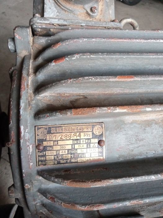 Sprzedam silnik elektryczny 7,5 kw