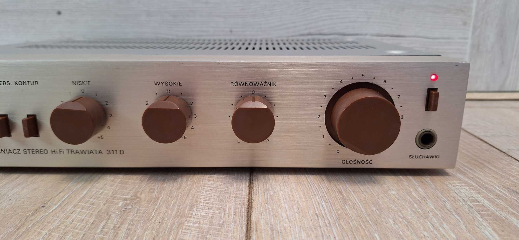 Wzmacniacz STEREO Unitra Trawiata 311 D 100% Sprawny Po Serwisie ! BDB