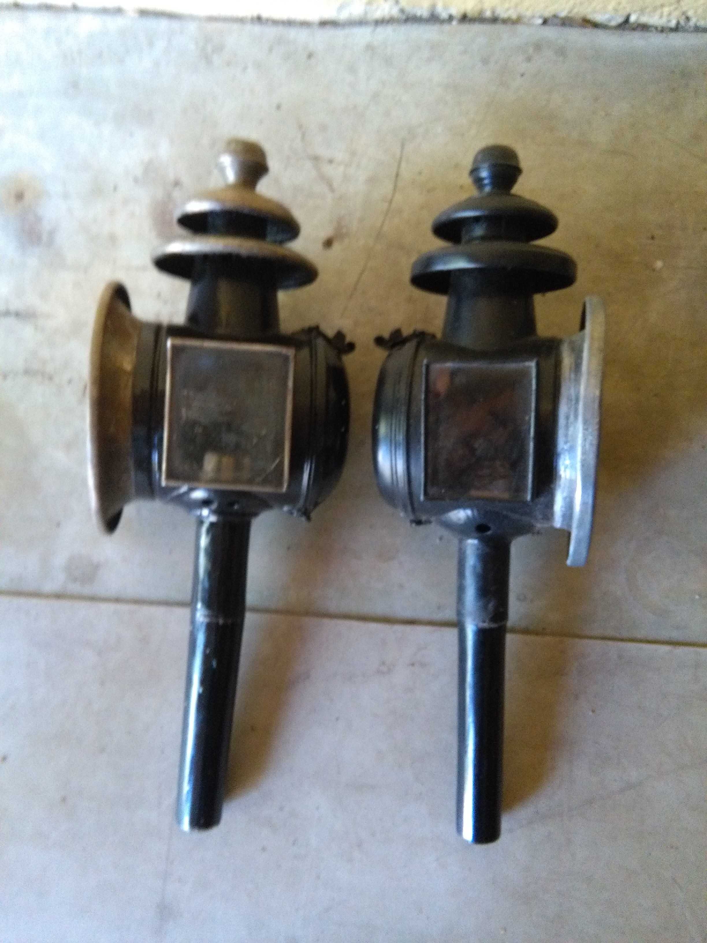 Lampy do oświetlenia bryczki na świeczkę