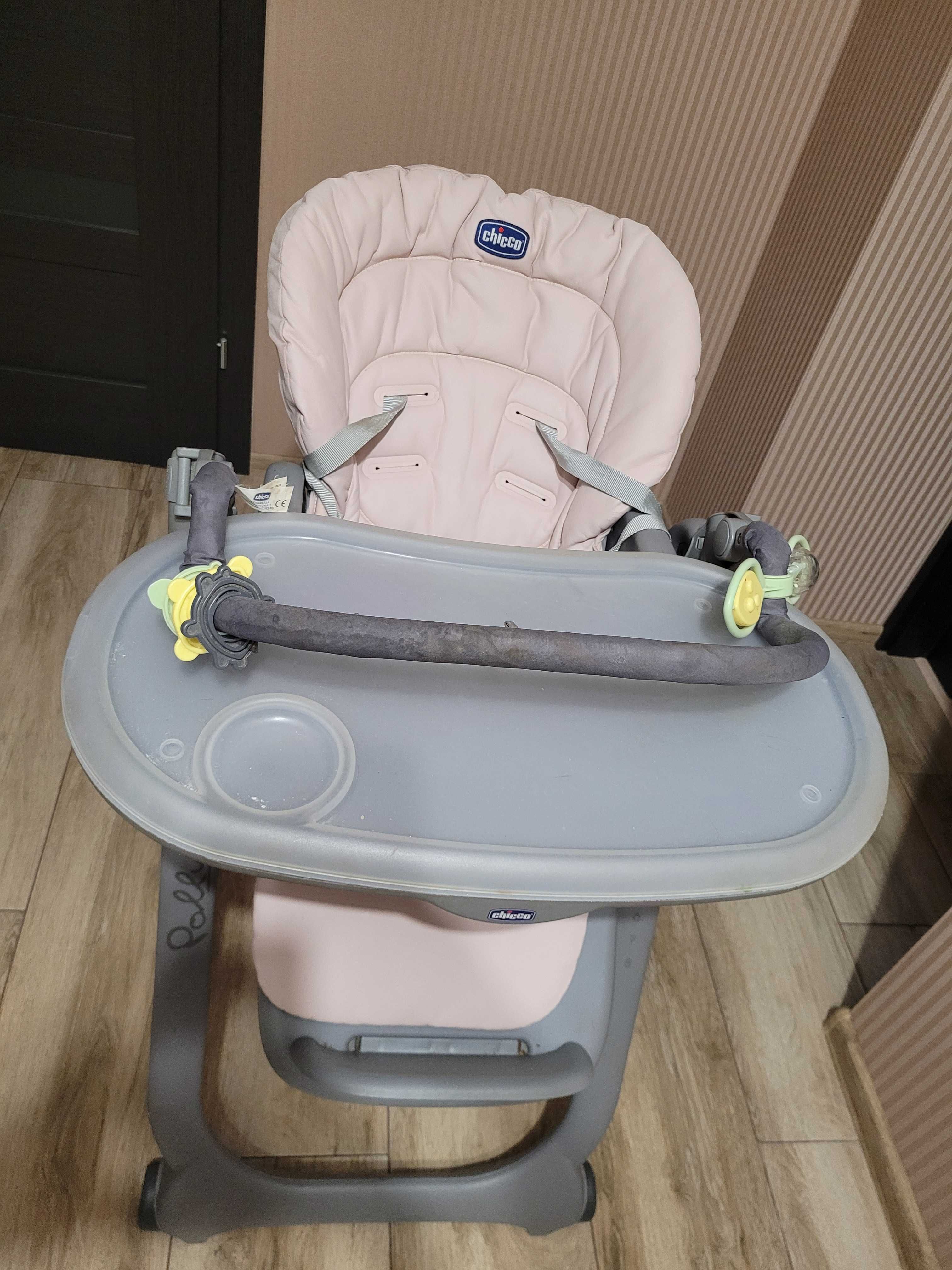 Chicco Polly Magic Relax 3 in 1. Крісло для годування рожеве.