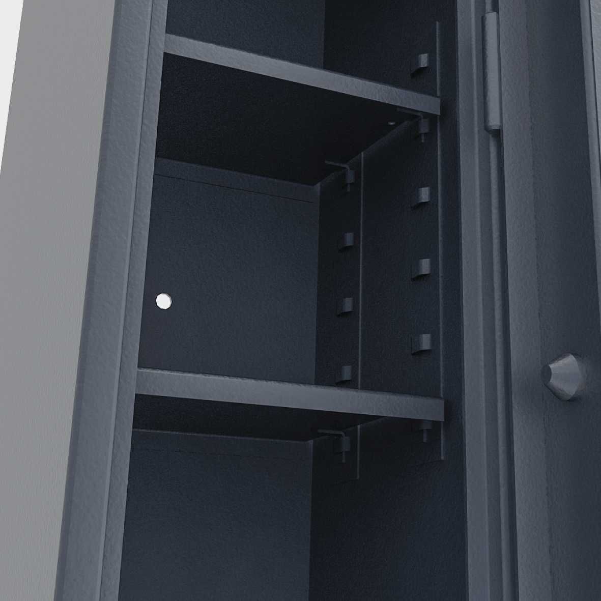 Szafa na broń SIEGEN kl. S1 uchwyt na 5 szt. broni zamek elektroniczny