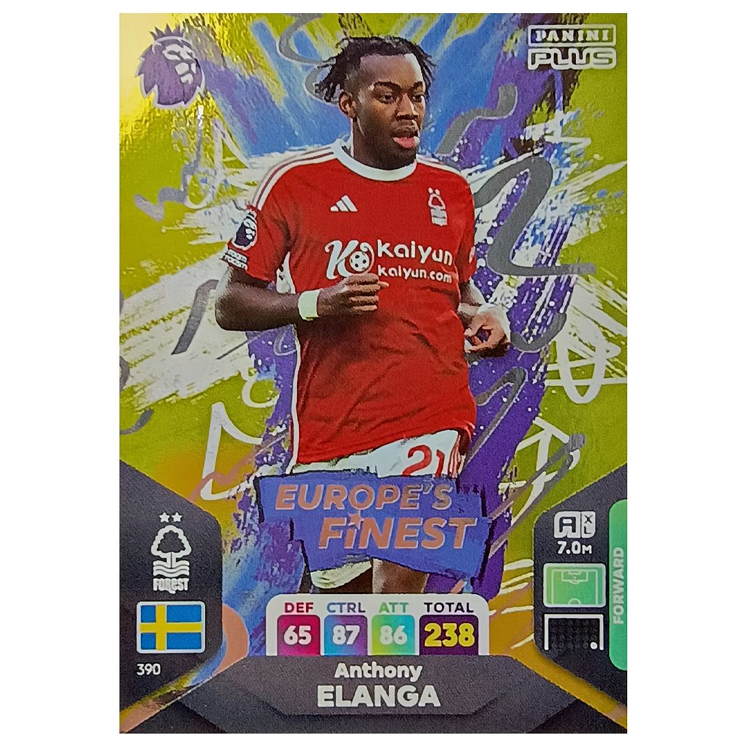 Karta Panini 390 Premier League 2024 Plus Elanga Europe's Finest