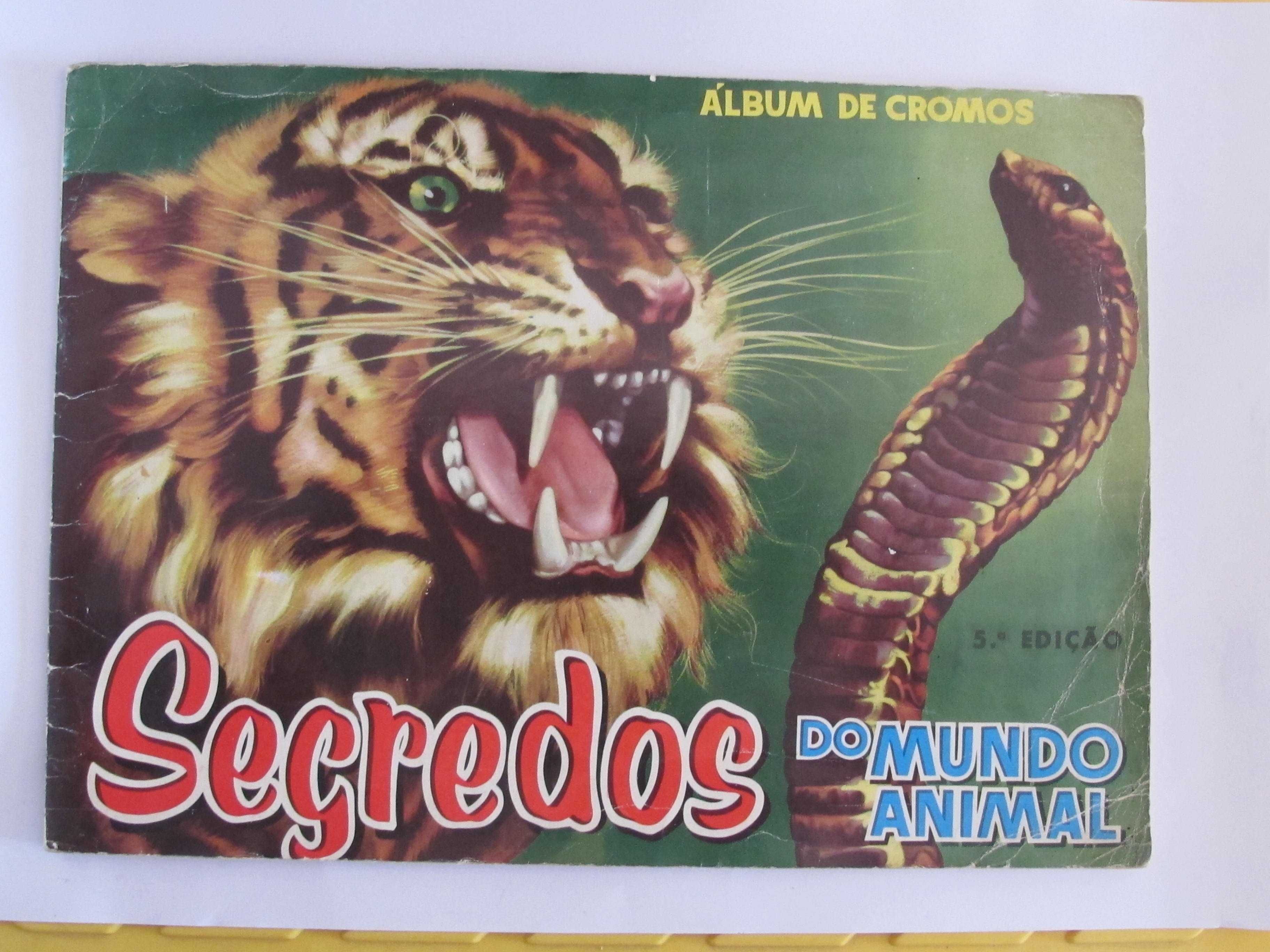 caderneta completa - Segredos do Mundo Animal, APR, 1970