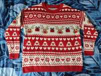 Świąteczny sweter sweterek Pepco