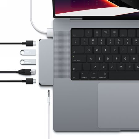 Satechi Pro Hub Mini - Aluminiowy Hub Z Podwójnym Usb-C Do Macbook