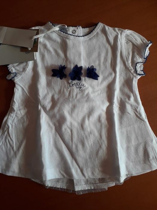 T shirt Menina 12/18 Meses Marca Ido