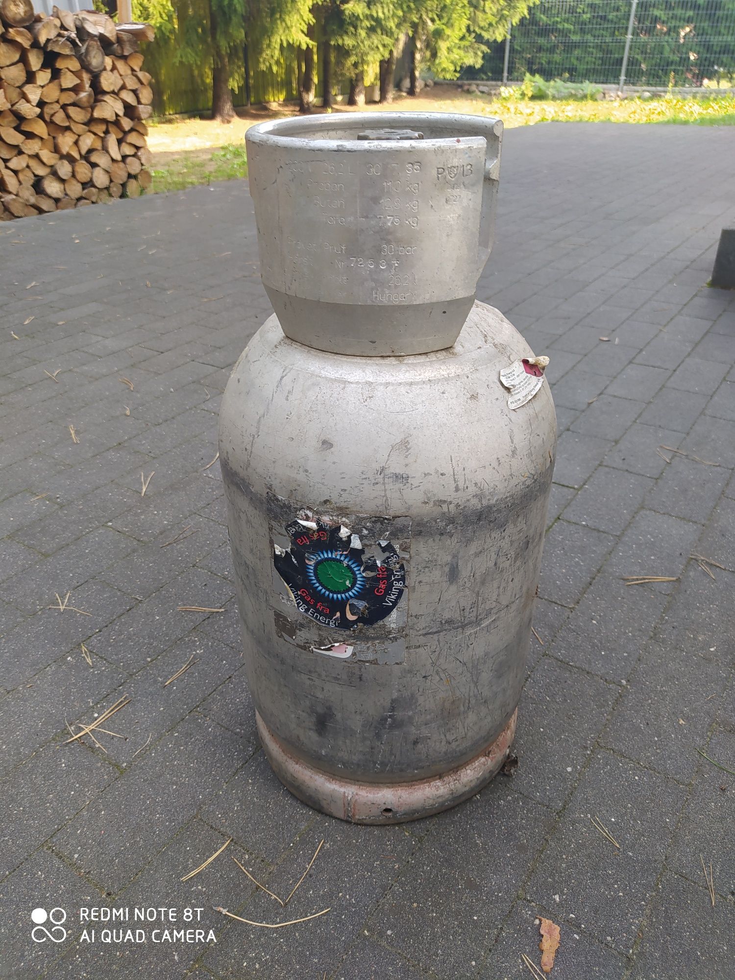 Butla gazowa aluminiowa