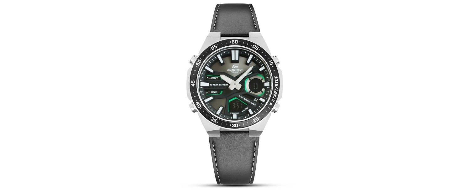 zegarek męski casio edifice efv-c110l-1avef 10 bar + box
