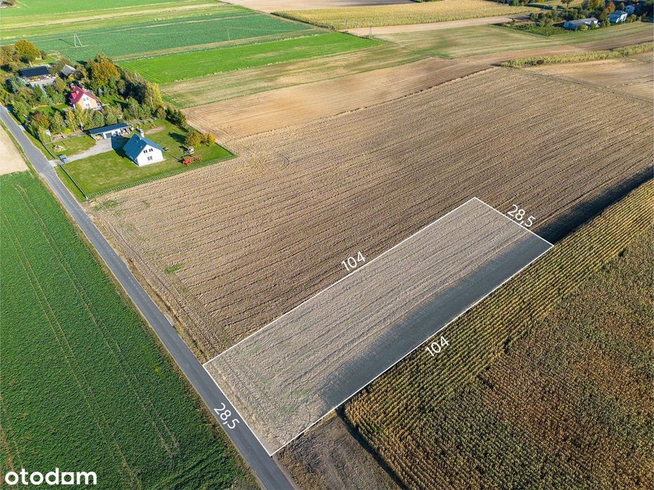 Działka rolno-budowlana, 3000m², Piotrków-Kolonia, gm. Jabłonna