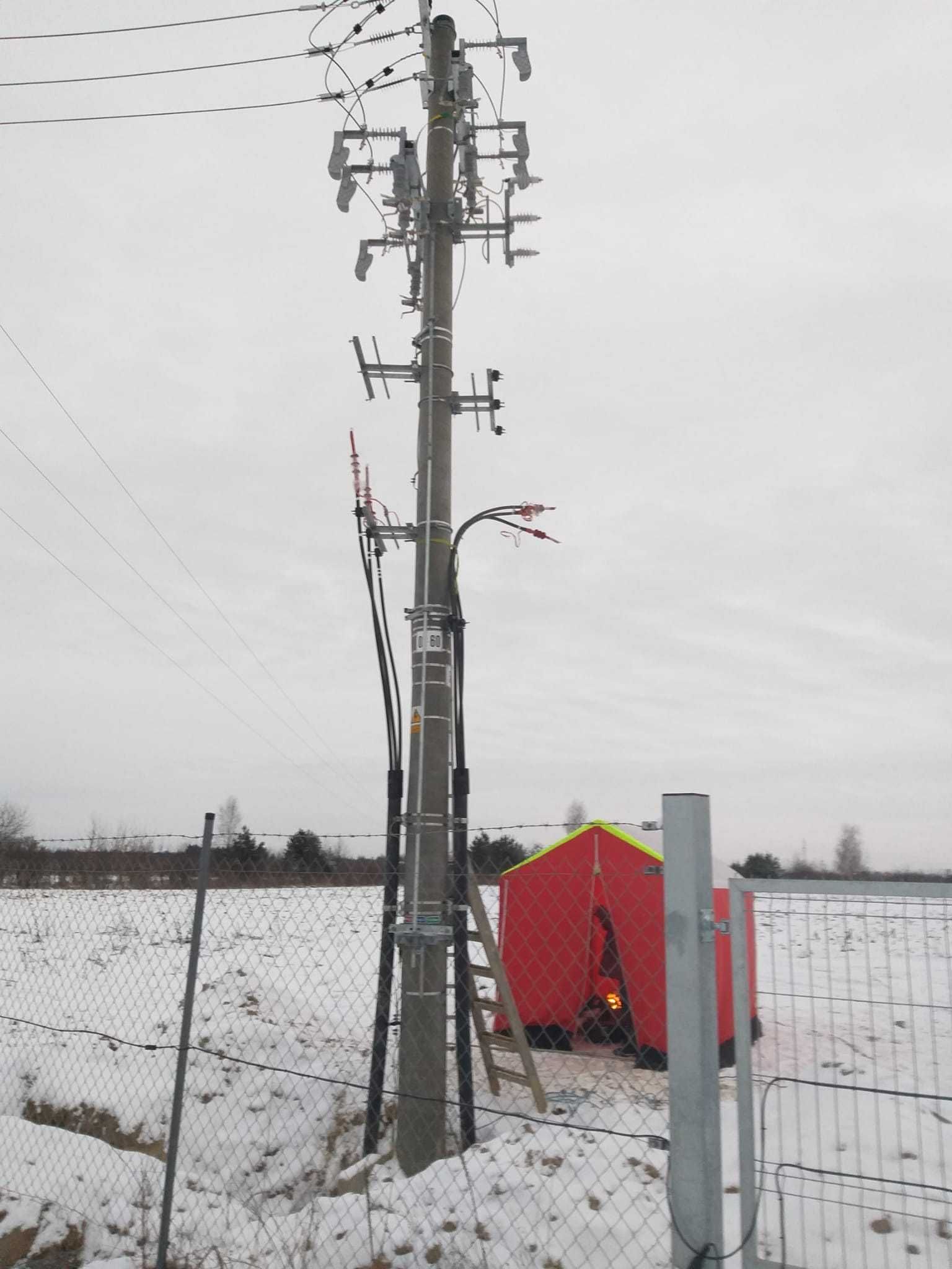 Pomiary transformatorów, kabli SN - VLF - zarabianie głowic SN,