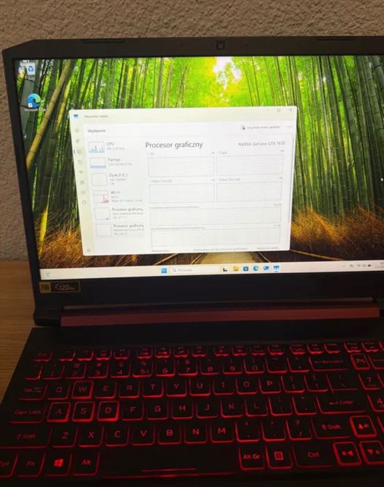 Laptop Gamingowy  Acer Nitro 5 16GB RAM 512GB Dysk  Gtx 1650 Ryzen 5
