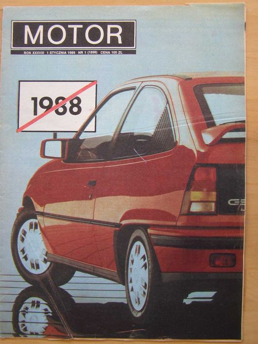 Tygodnik Motor rocznik 1989