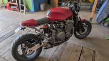 Triumph trophy 1200 cafe racer custom