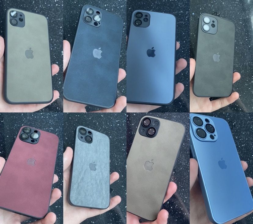 Чохол на iPhone 11 та інші, скляний чехол на Айфон про макс