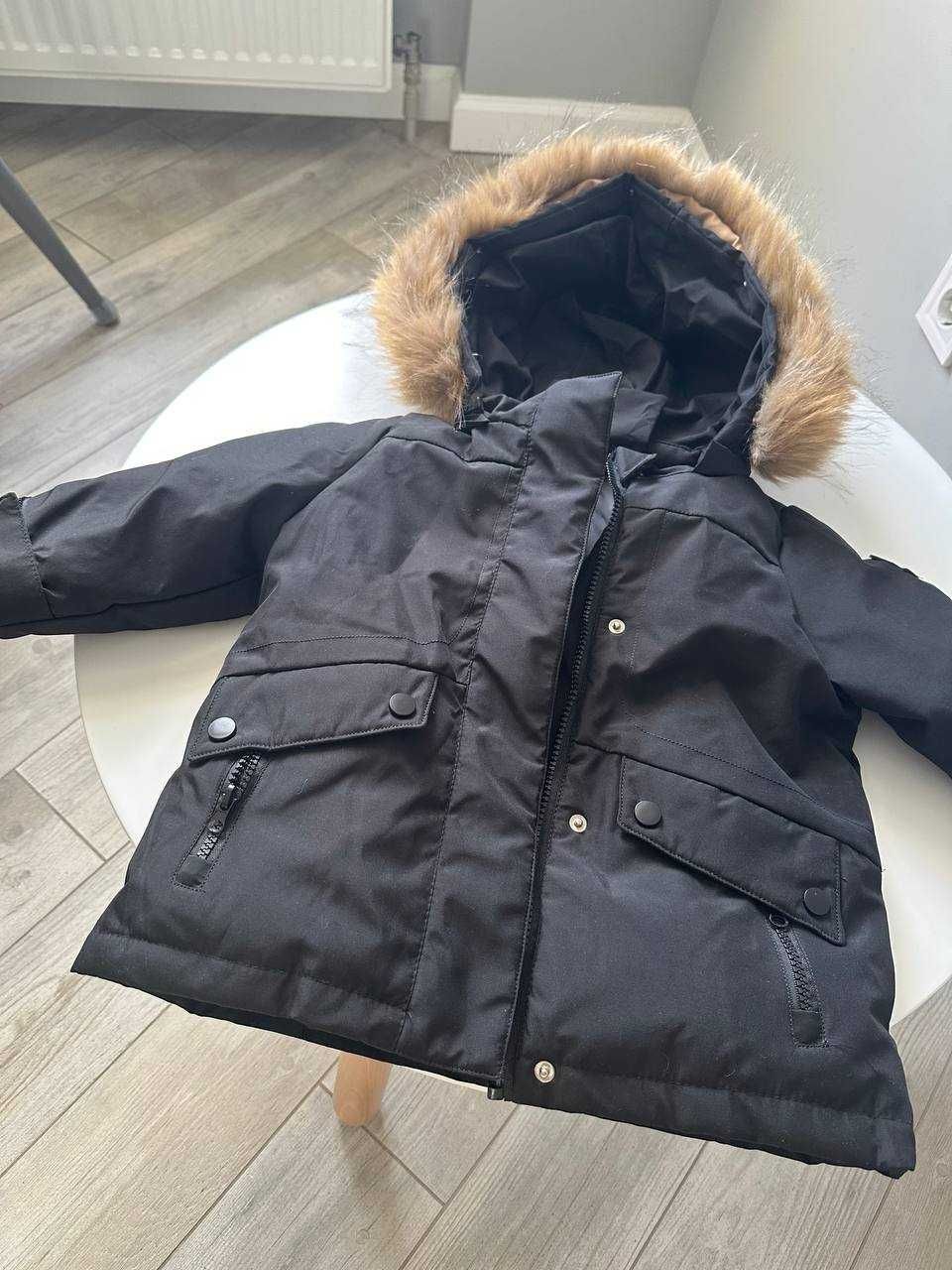 Детская зимняя куртка + зимние штаны / Комплект / 90 размер