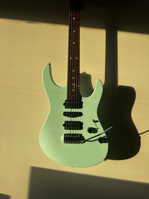 Suhr Modern Satin 2017 HSH refinished Surf Green/Daphne Blue