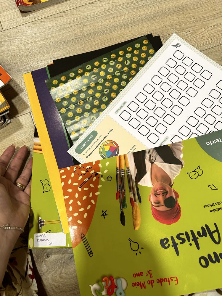Manual e livro de fichas Estudo do Meio - 3 ano - PLIM