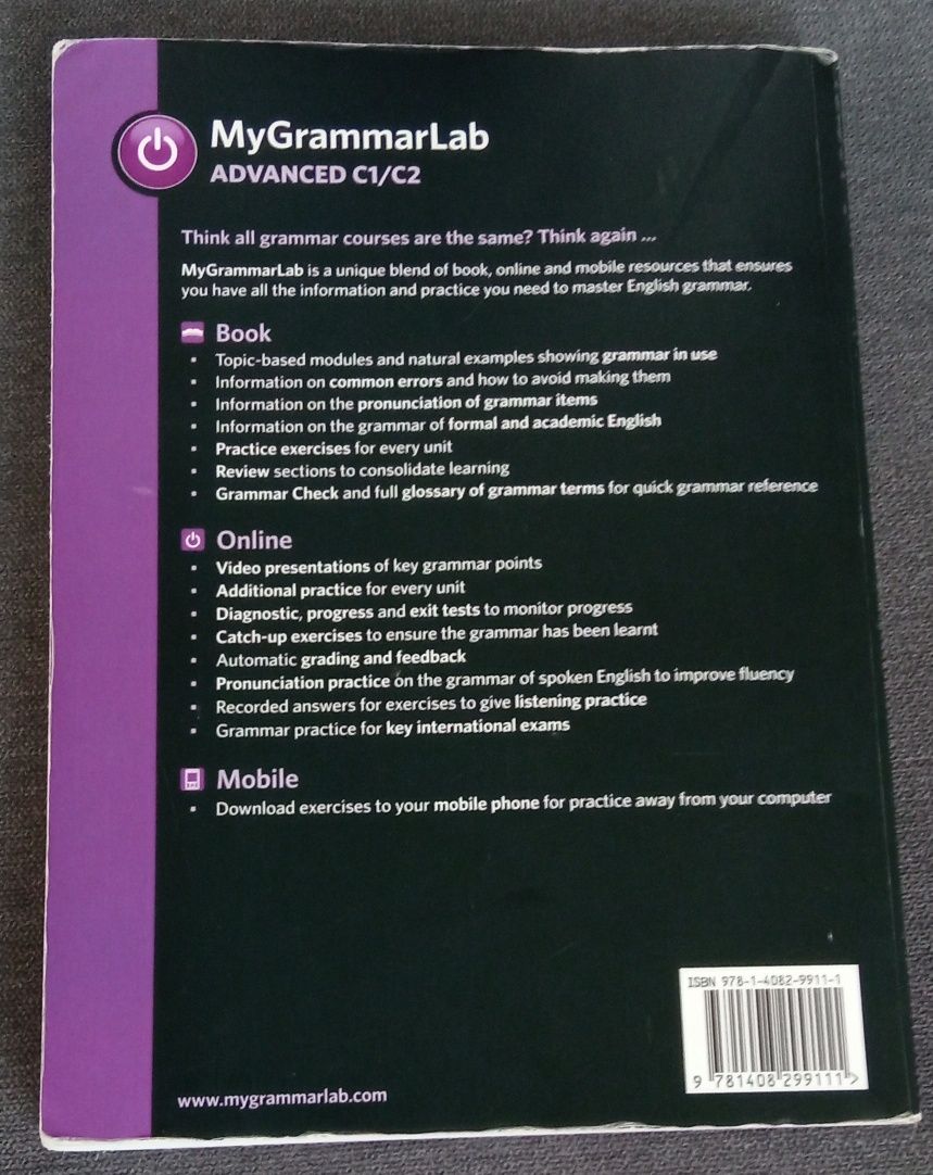 MyGrammarLab Podręcznik do gramatyki poziom C1/C2