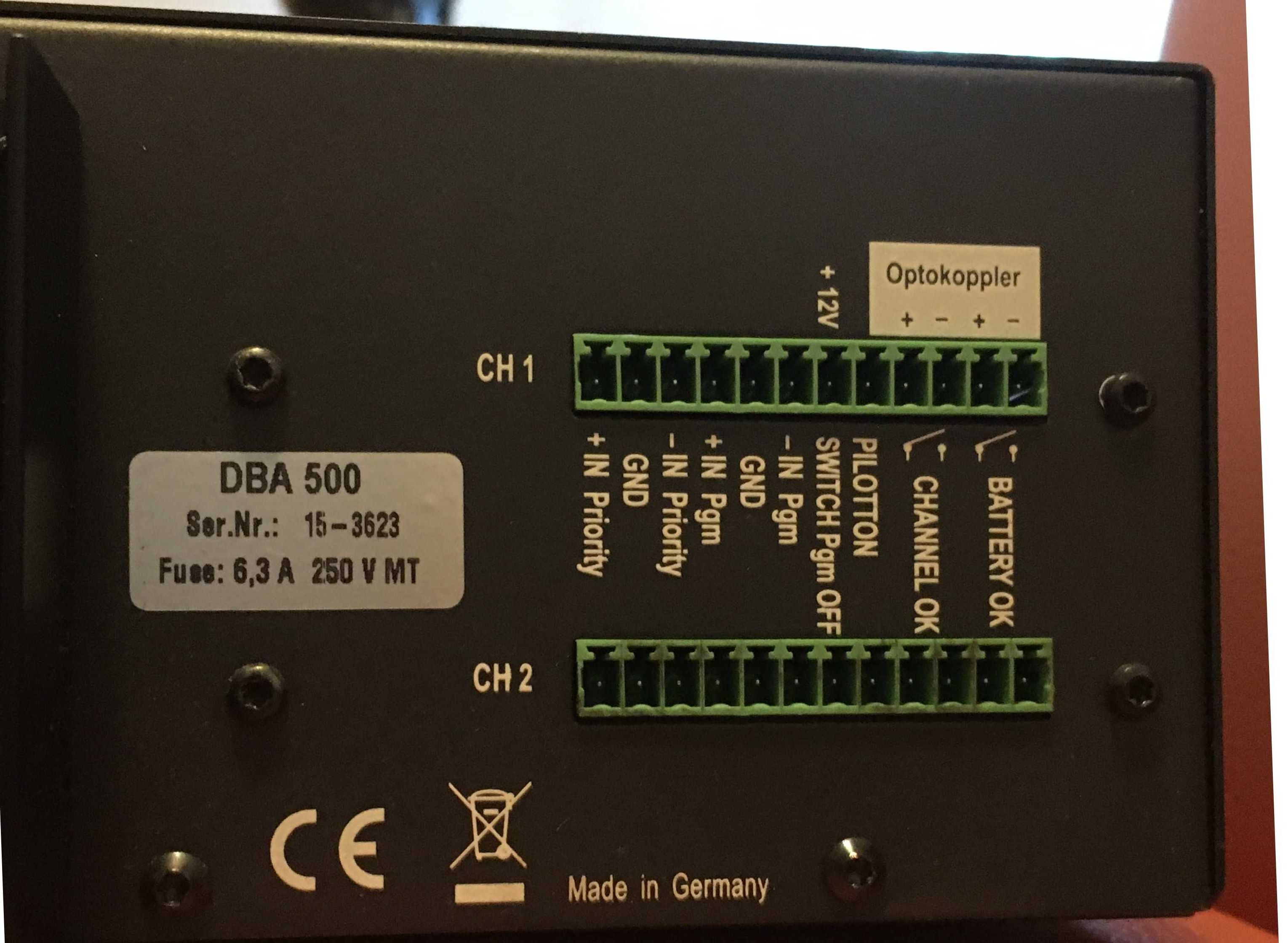 Wzmacniacz 500W digital power amplifier RCS DBA-500d - 2 channel