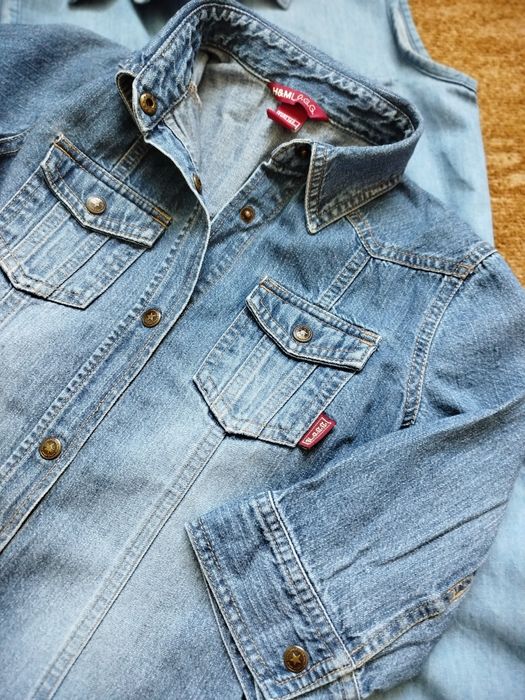 Джинсові плаття і шорти для дівчинки