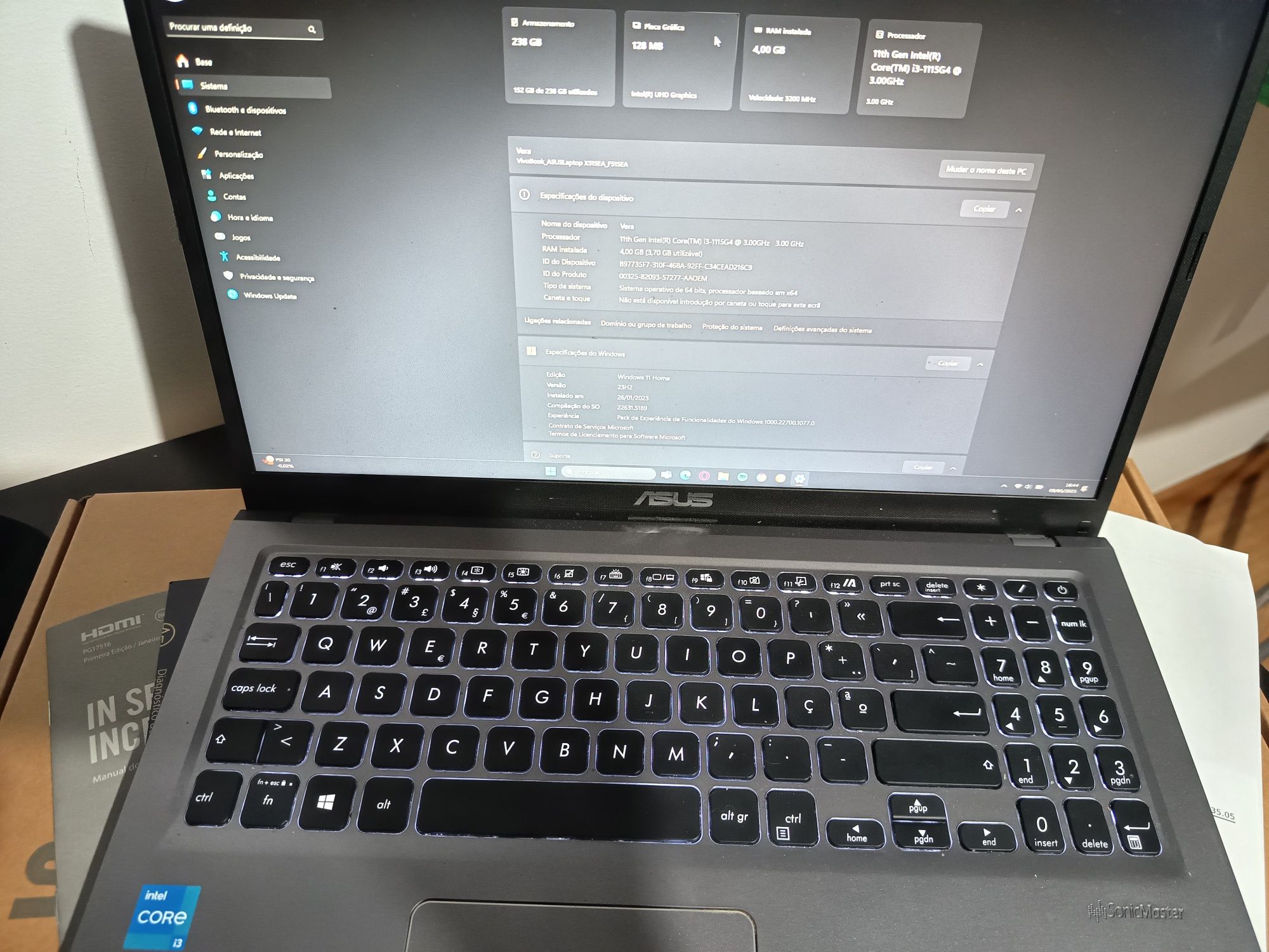 PC Asus como novo