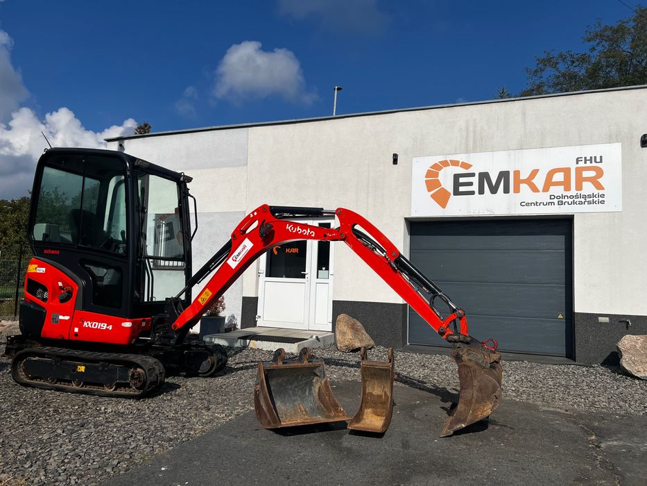 Kubota Minikoparka Kubota KX019-4  1 własciciel -  3 łyżki 2018