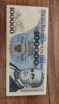 Banknot 100000zł PRL  ładny. Seria BG