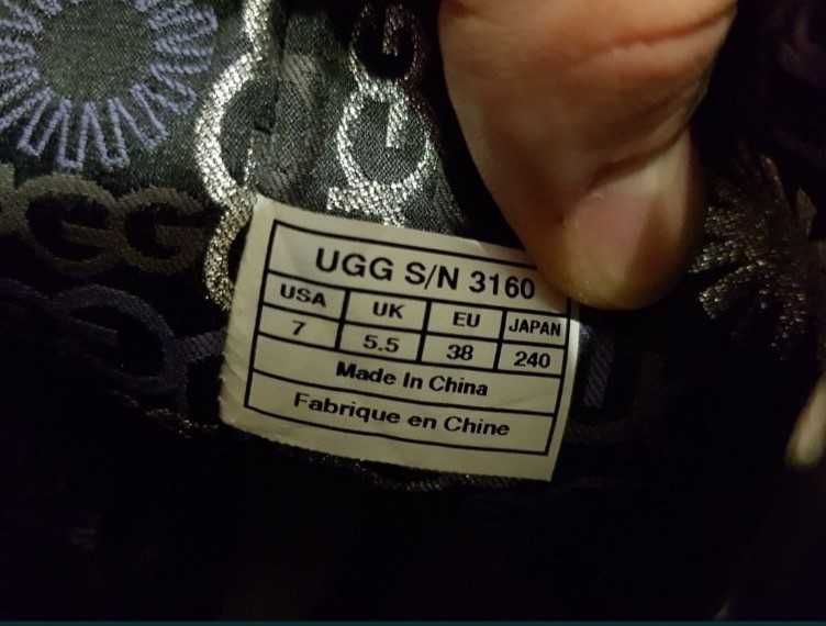 Уггі UGG s.n. 3160 весняні, 37р. або 24 см як нові