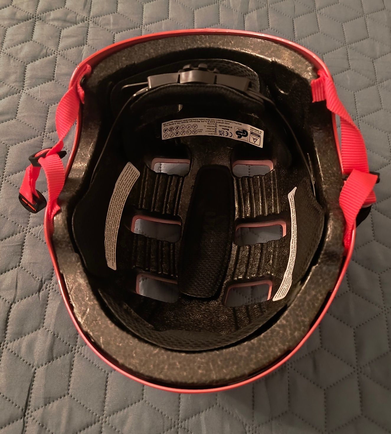 Nowy kask rowerowy Uvex Kid 3 różowy 55-58 cm