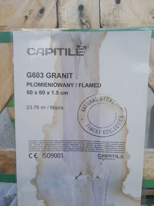 Płytka granitowa 60x60x1.5