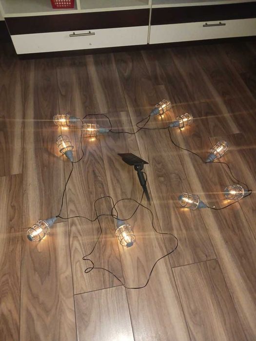 Lampiony łańcuch świetlny 10 sztuk