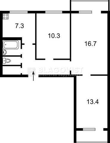 Мудрака Олега (Наумова Генерала), 37а! 3 кім.! 65 кв.м! Е-відновлення!